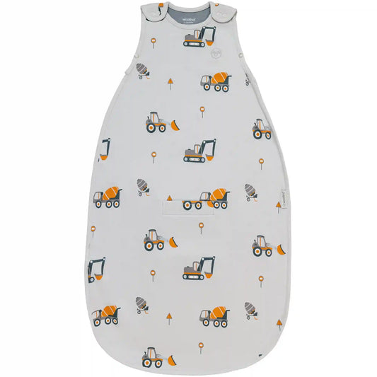 Imperfect 4 Season® Ultimate Baby Sleep Bag, Merino Wool & Organic Cotton, Heavy Machinery