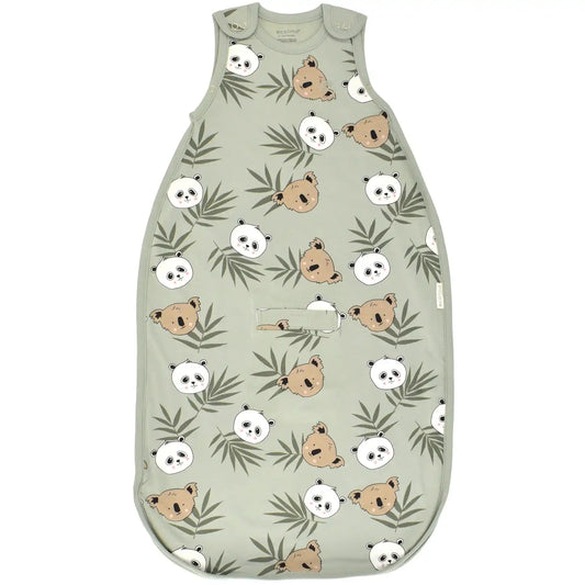 Imperfect Ecolino® Adjustable Baby Sleep Bag, Organic Cotton, Universal Size: 2 Months - 2 Years, Treetop Safari