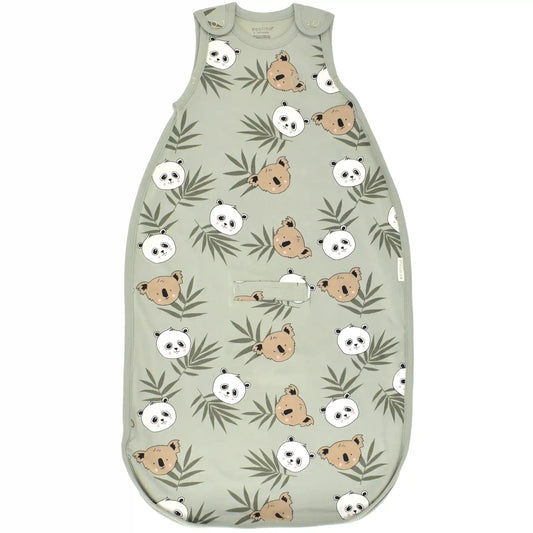 Ecolino® Adjustable Baby Sleep Bag, Organic Cotton, Universal Size: 2 Months - 2 Years, Treetop Safari