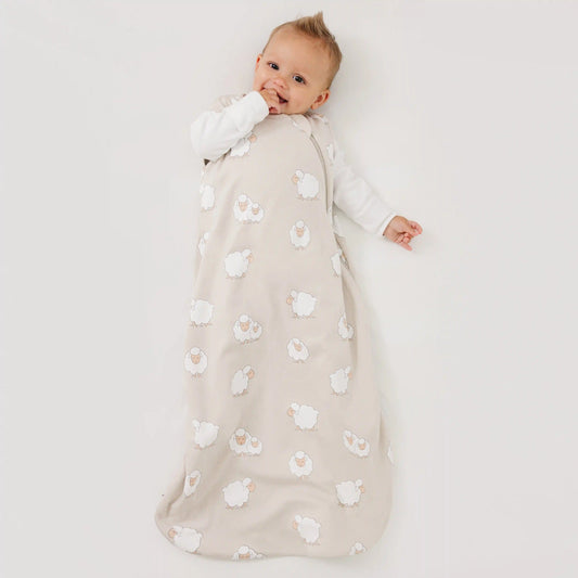 4 Season® Classic Baby Sleeping Bag, Merino Wool & Organic Cotton, Sheep
