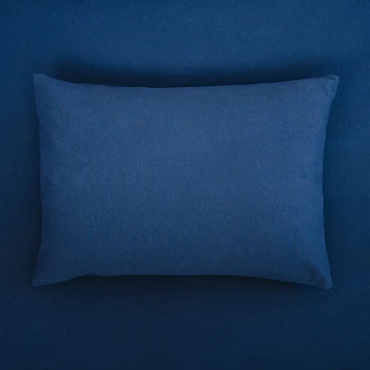 Ecolino® Pillowcases, 100% Organic Cotton, 2 Pack, Navy Blue + Rainbow