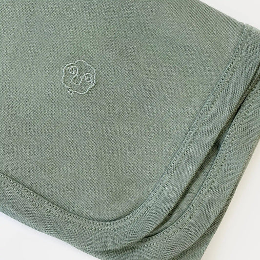 Swaddle Blanket, Merino Wool, Newborn to 3 Months, Sage